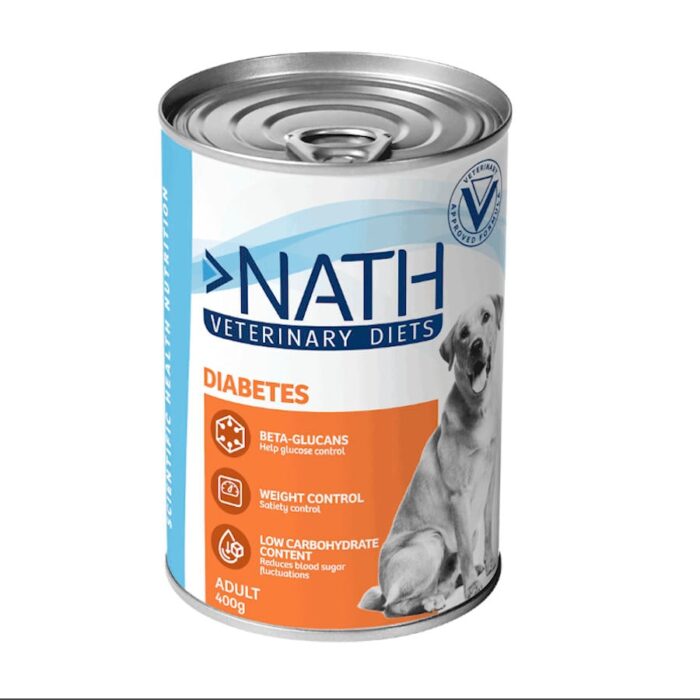 Nath Veterinary Diets Diabetes Borrego em lata para cães