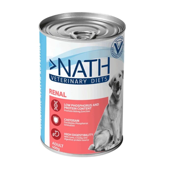 Nath Veterinary Diets Renal Atum e Salmão lata para cães
