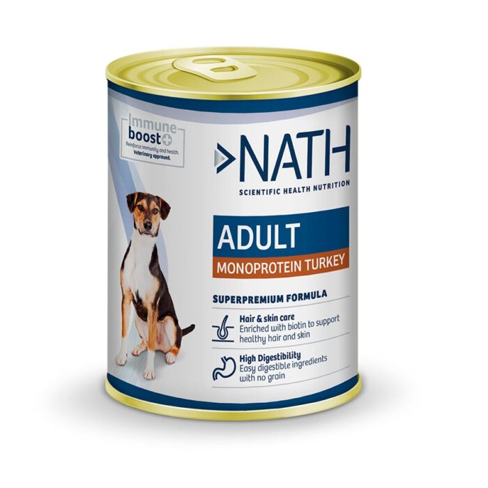 Nath Adult Monoprotein Peru lata para cães