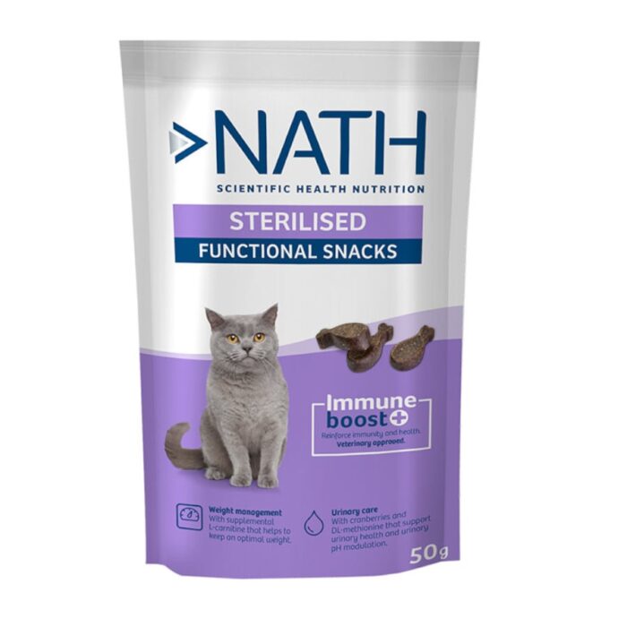 Nath Biscoitos Sterilised para gatos
